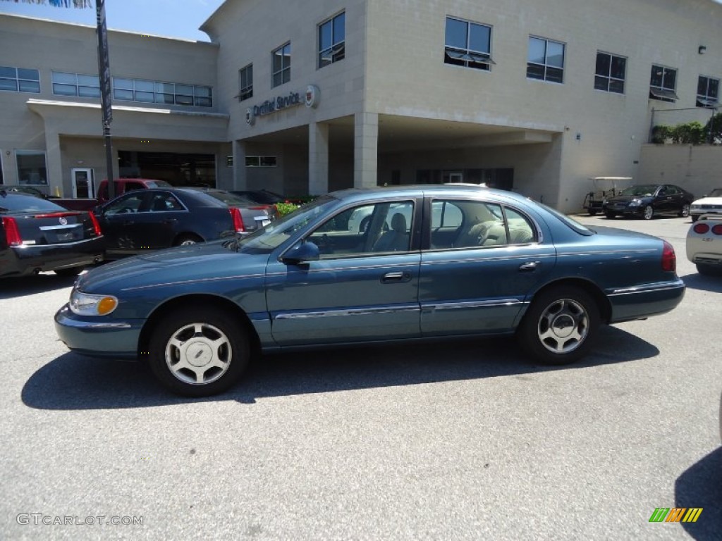 2001 Continental  - Pearl Blue Metallic / Light Parchment photo #8