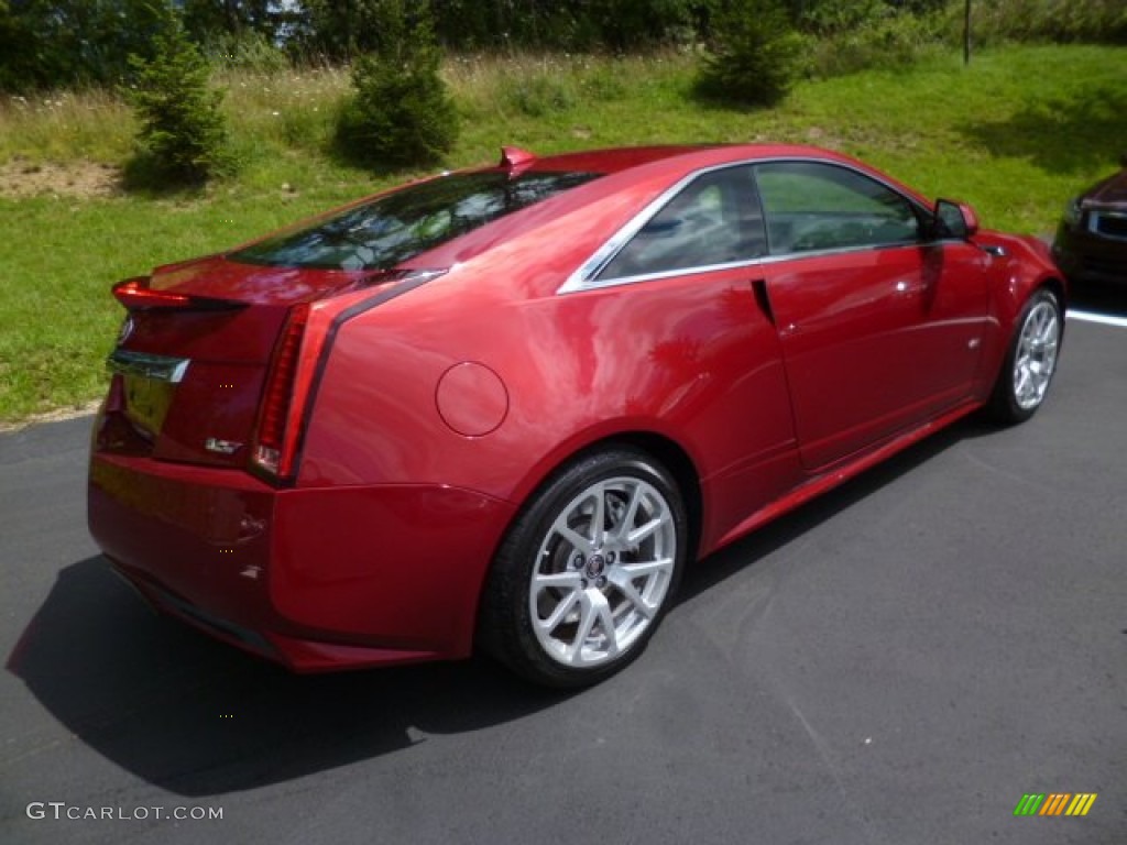 Crystal Red Tintcoat 2011 Cadillac CTS -V Coupe Exterior Photo #84020820