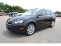 Black Uni 2013 Volkswagen Jetta TDI SportWagen Exterior