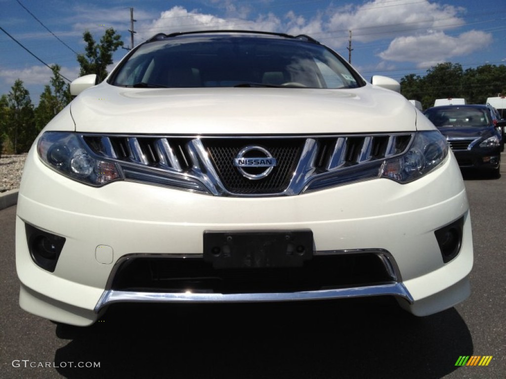 2010 Murano SL AWD - Glacier White Pearl / Beige photo #2