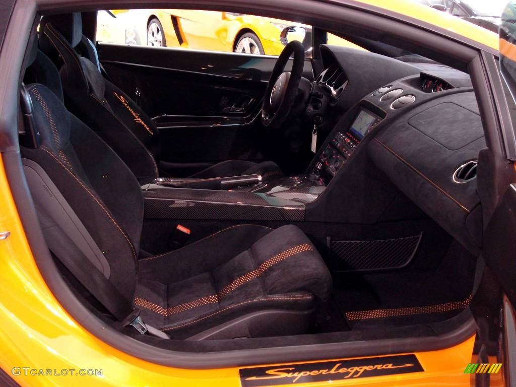 Nero Superleggera Interior 2008 Lamborghini Gallardo Superleggera Photo #840216