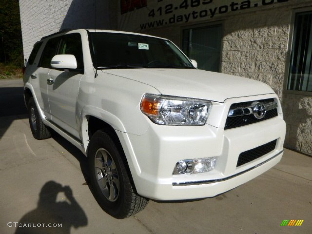 2013 4Runner SR5 4x4 - Blizzard White Pearl / Black Leather photo #7