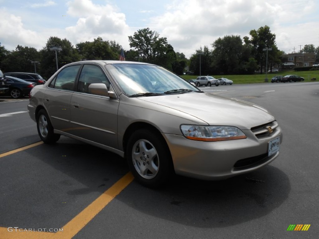 2000 Accord EX V6 Sedan - Naples Gold Metallic / Ivory photo #3