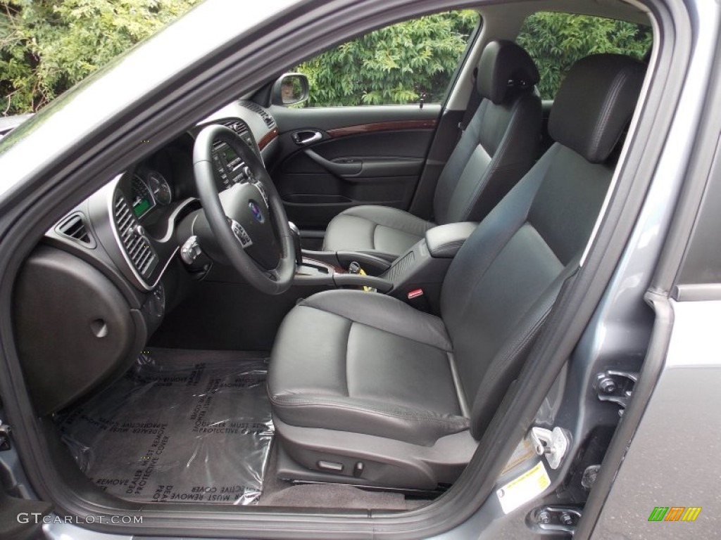 Black Interior 2010 Saab 9-3 2.0T Sport Sedan Photo #84022914