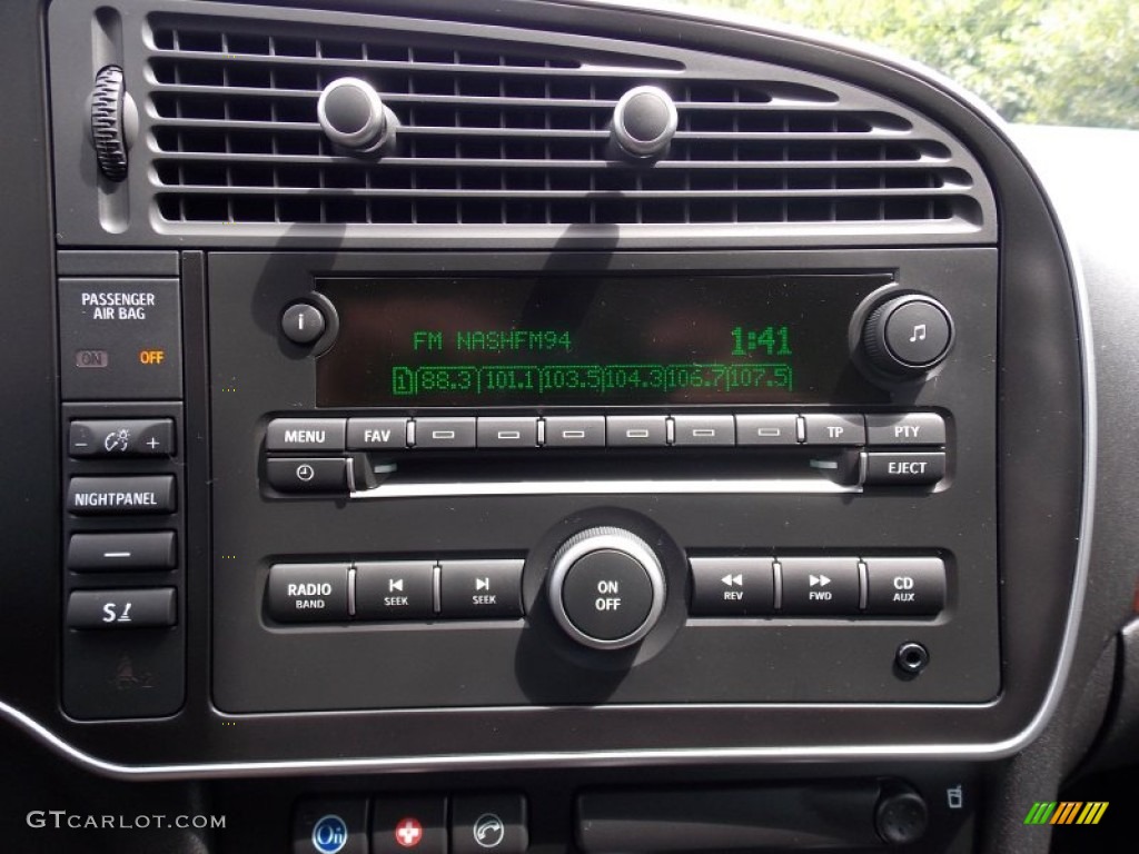 2010 Saab 9-3 2.0T Sport Sedan Audio System Photo #84023285