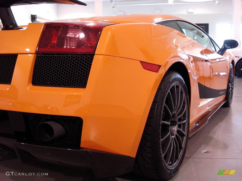 2008 Gallardo Superleggera - Arancio Borealis (Orange) / Nero Superleggera photo #18