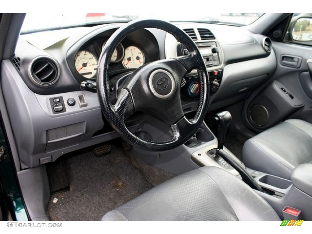 2003 RAV4 4WD - Rainforest Green Pearl / Gray photo #5