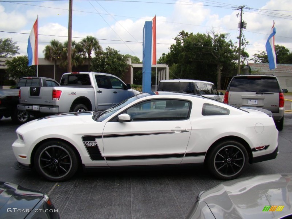 2012 Mustang Boss 302 - Performance White / Charcoal Black Recaro Sport Seats photo #5