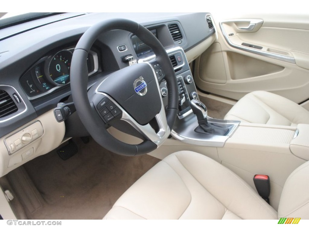 Soft Beige Interior 2014 Volvo S60 T5 Photo #84027447