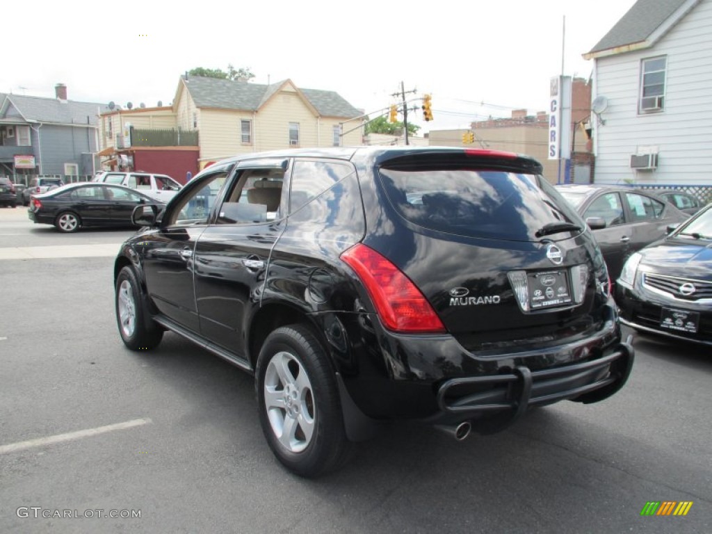 2005 Murano S AWD - Super Black / Cabernet photo #5