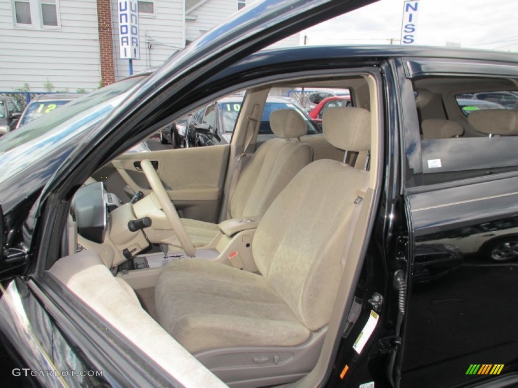 2005 Murano S AWD - Super Black / Cabernet photo #7