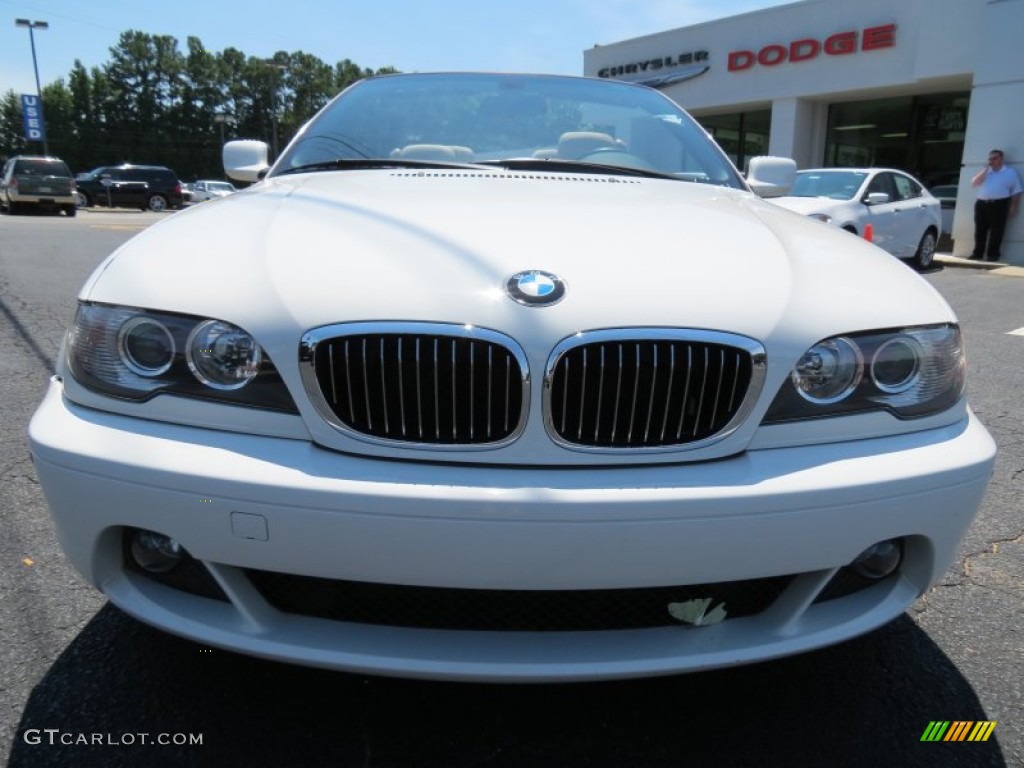 2006 3 Series 325i Convertible - Alpine White / Sand photo #2