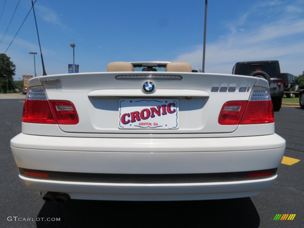 2006 3 Series 325i Convertible - Alpine White / Sand photo #6