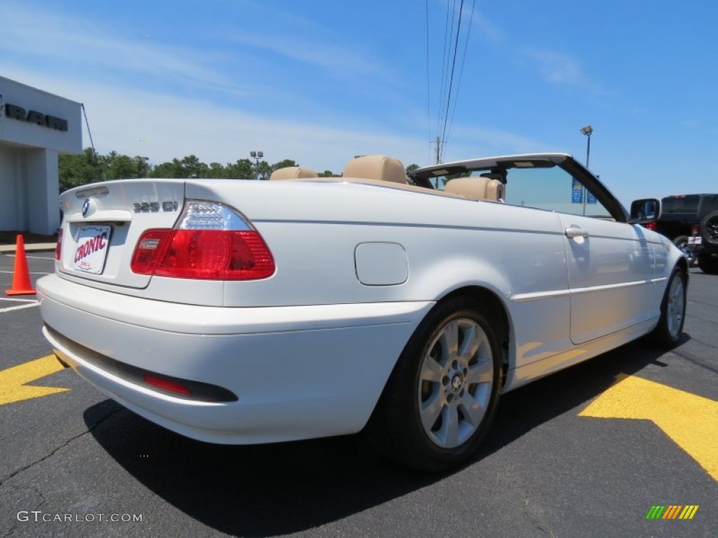 2006 3 Series 325i Convertible - Alpine White / Sand photo #7