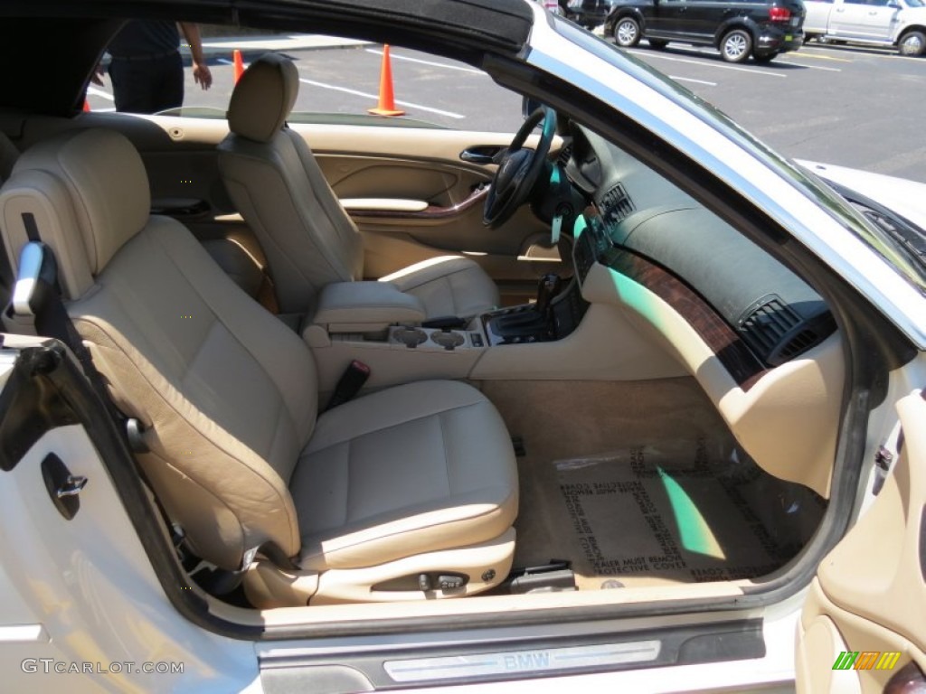 2006 3 Series 325i Convertible - Alpine White / Sand photo #13