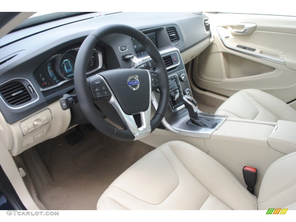 Soft Beige Interior 2014 Volvo S60 T5 Photo #84028017