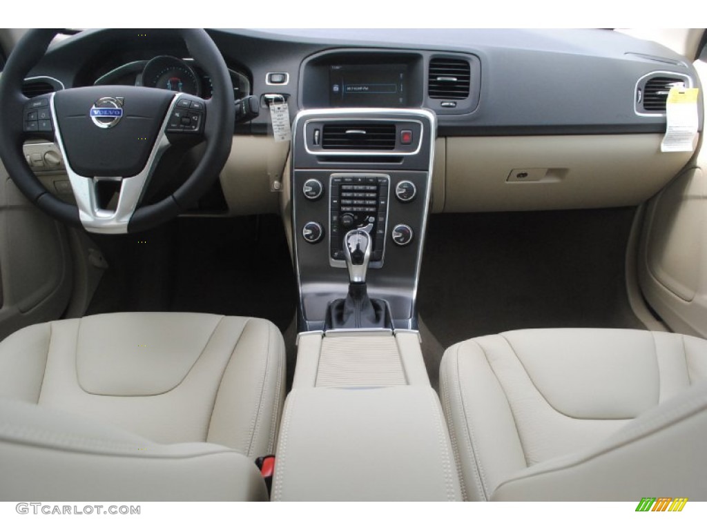 2014 Volvo S60 T5 Soft Beige Dashboard Photo #84028302