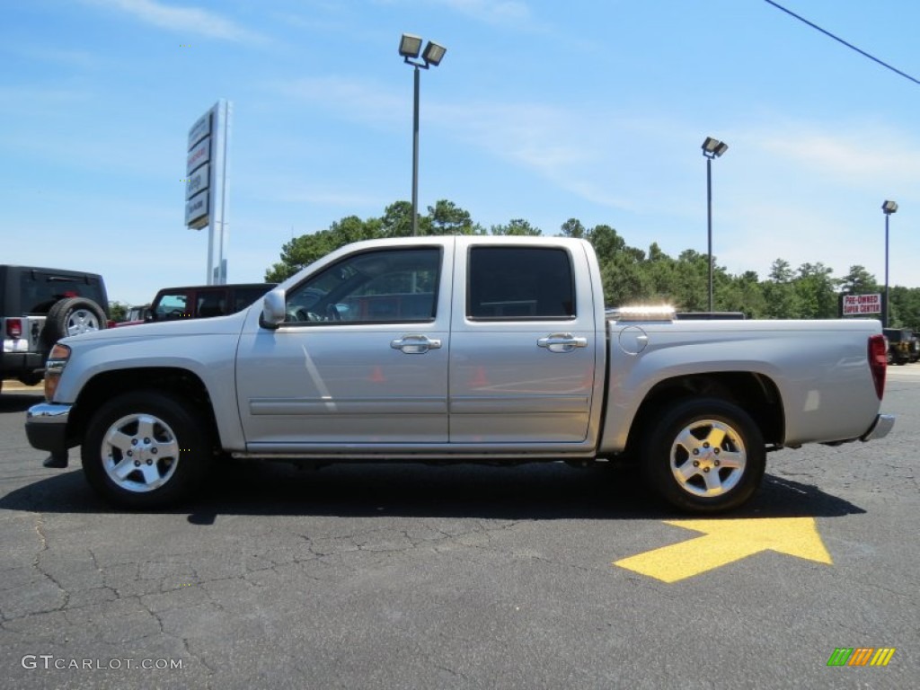 Pure Silver Metallic 2011 GMC Canyon SLE Crew Cab Exterior Photo #84028641