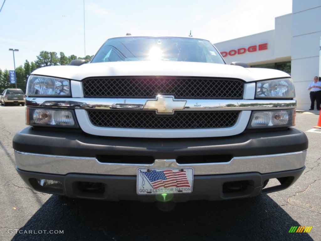 2004 Silverado 1500 LT Extended Cab - Summit White / Dark Charcoal photo #2