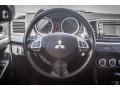2009 Mitsubishi Lancer Black Interior Steering Wheel Photo