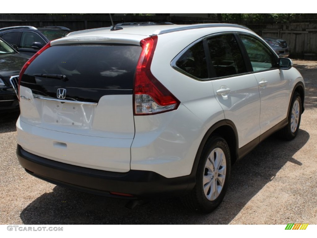 2012 CR-V EX-L - Taffeta White / Gray photo #9
