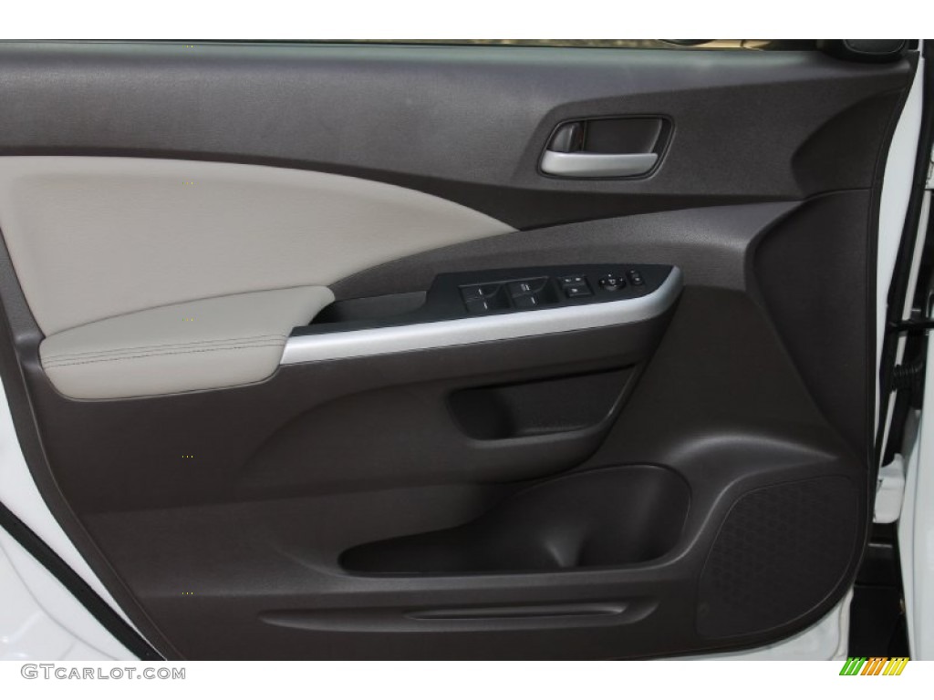 2012 CR-V EX-L - Taffeta White / Gray photo #13