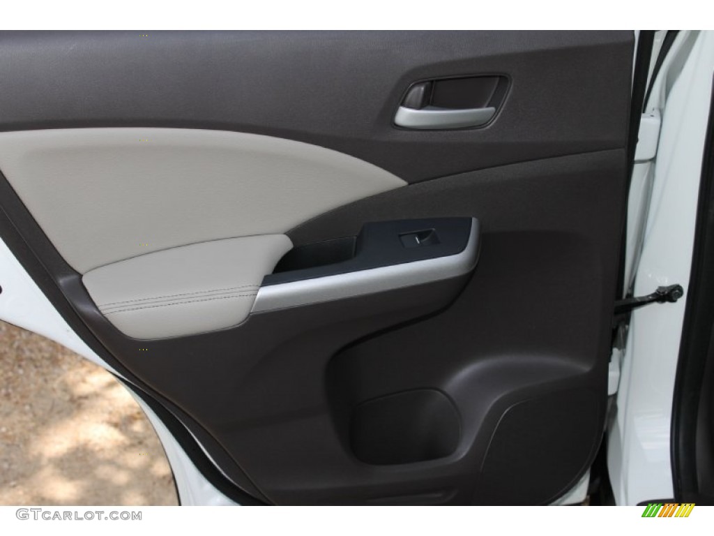 2012 CR-V EX-L - Taffeta White / Gray photo #27