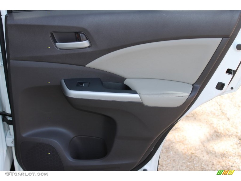 2012 CR-V EX-L - Taffeta White / Gray photo #32