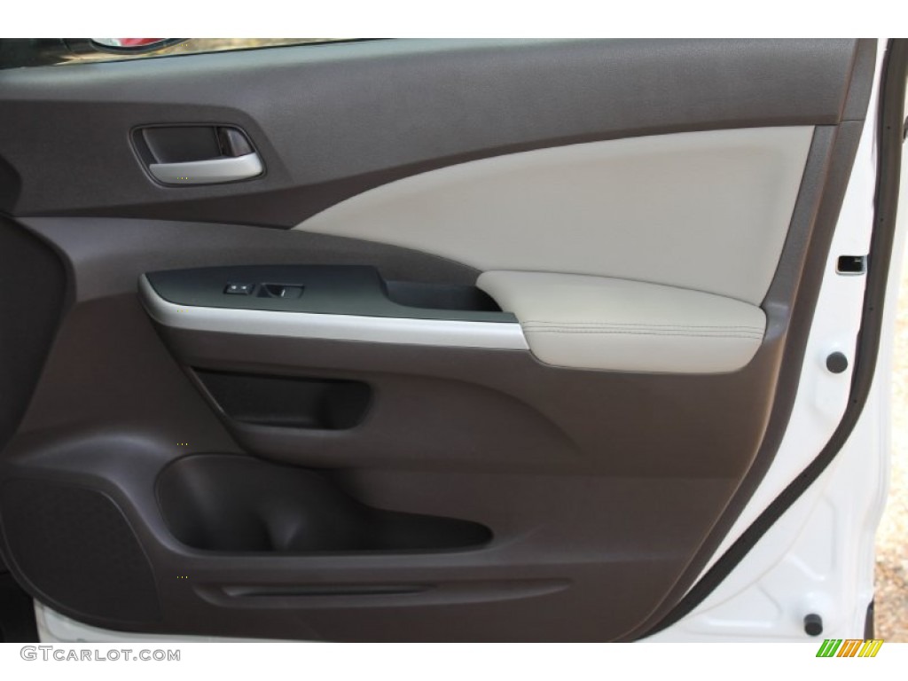 2012 CR-V EX-L - Taffeta White / Gray photo #34