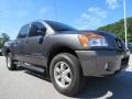 Smoke Gray - Titan Pro-4X Crew Cab 4x4 Photo No. 7