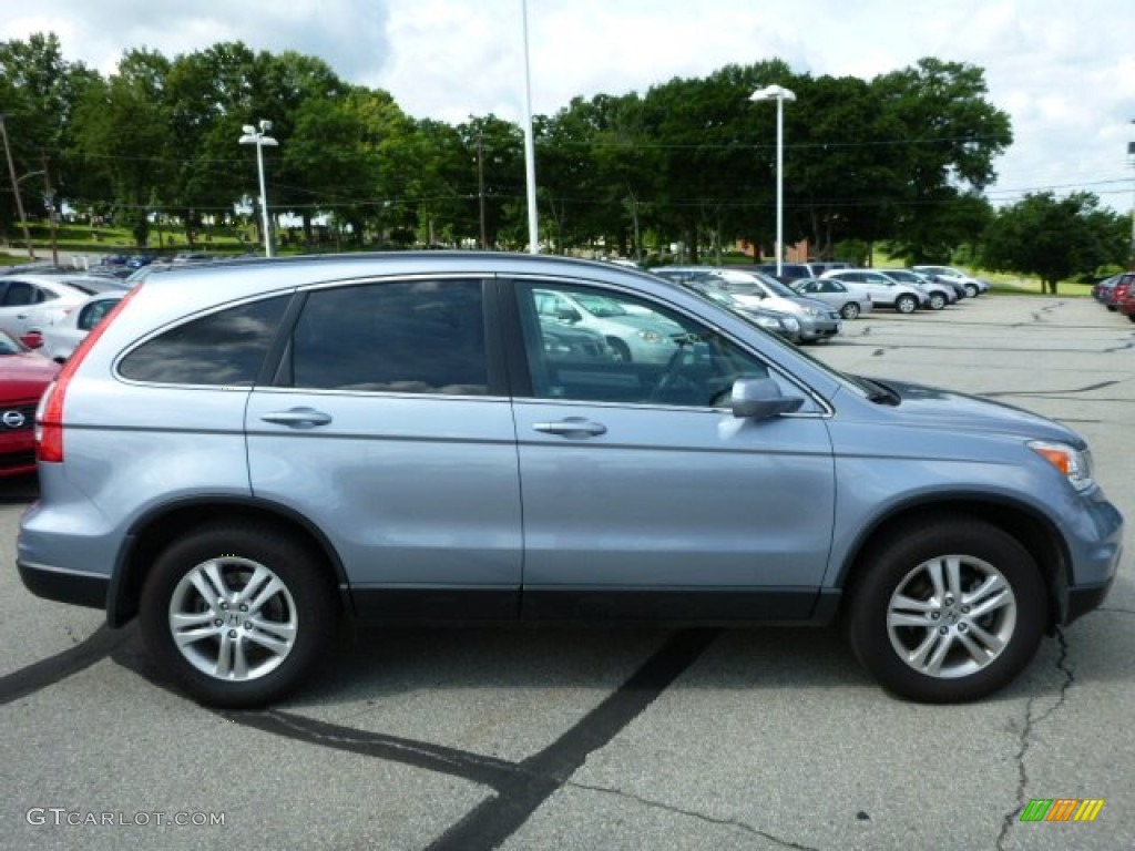 2011 CR-V EX-L 4WD - Glacier Blue Metallic / Gray photo #2