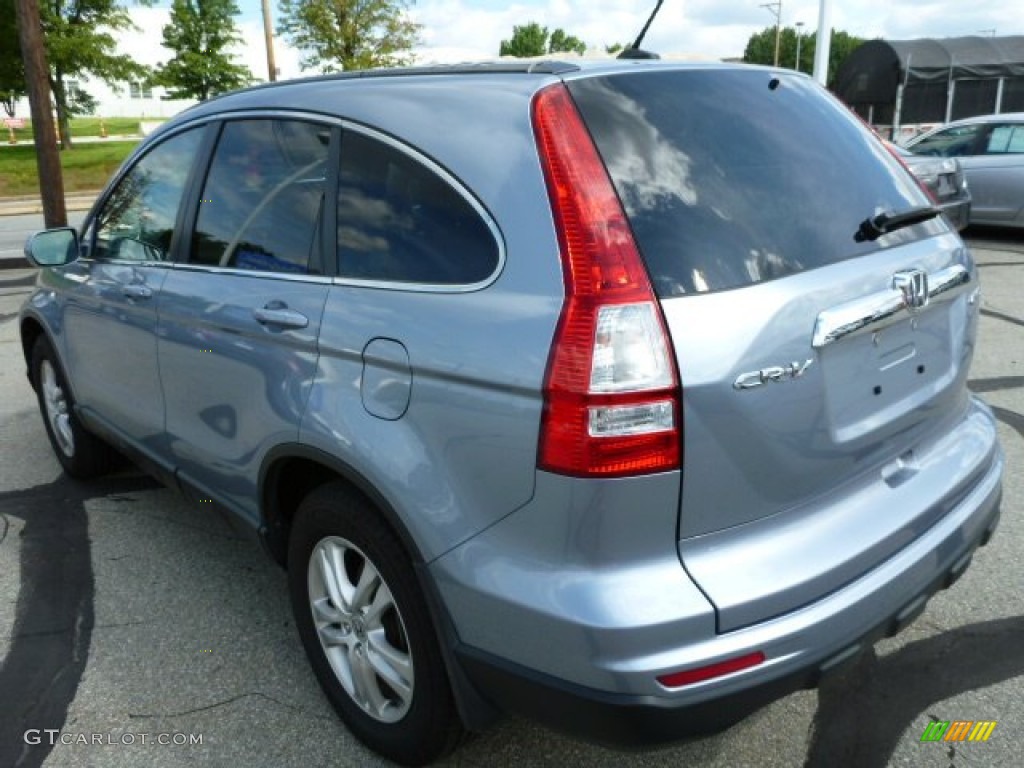 2011 CR-V EX-L 4WD - Glacier Blue Metallic / Gray photo #5