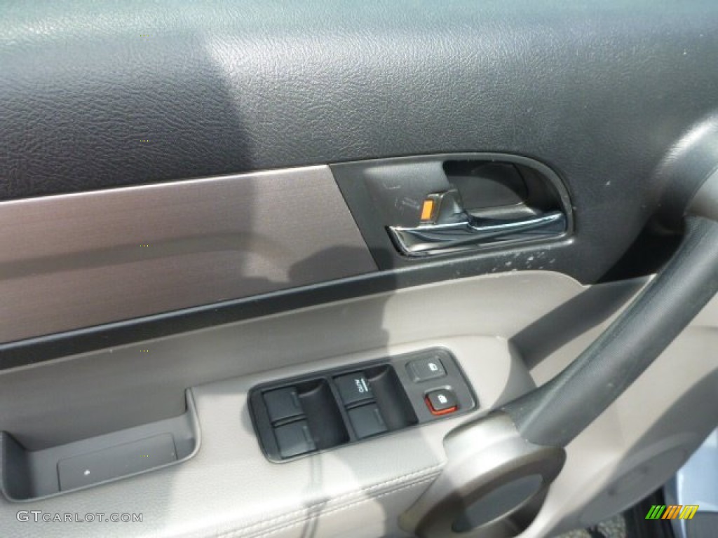 2011 CR-V EX-L 4WD - Glacier Blue Metallic / Gray photo #14