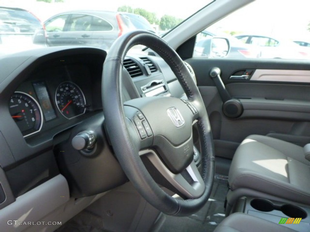 2011 CR-V EX-L 4WD - Glacier Blue Metallic / Gray photo #16