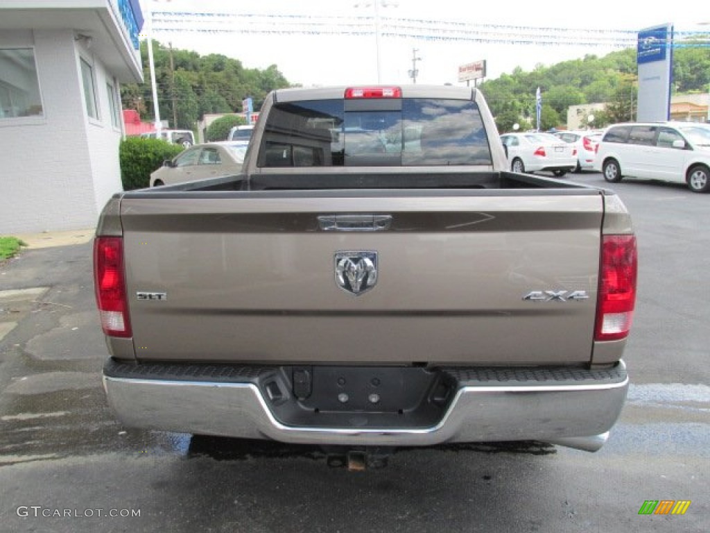 2010 Ram 1500 SLT Quad Cab 4x4 - Austin Tan Pearl / Light Pebble Beige/Bark Brown photo #9