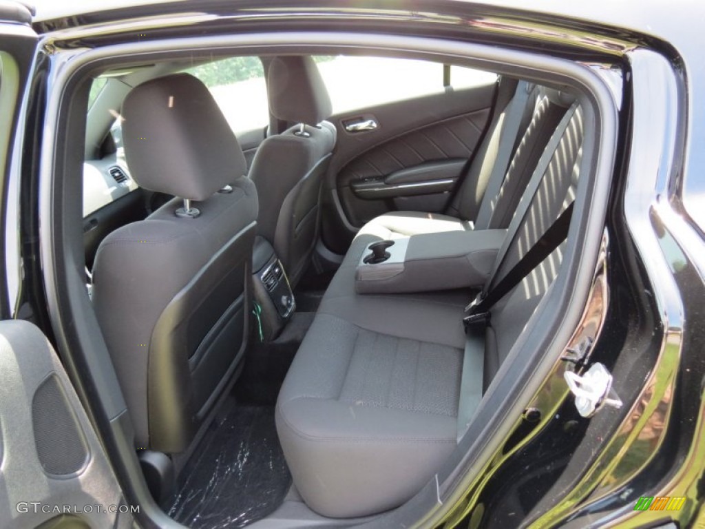 2013 Dodge Charger R/T Blacktop Rear Seat Photo #84032718