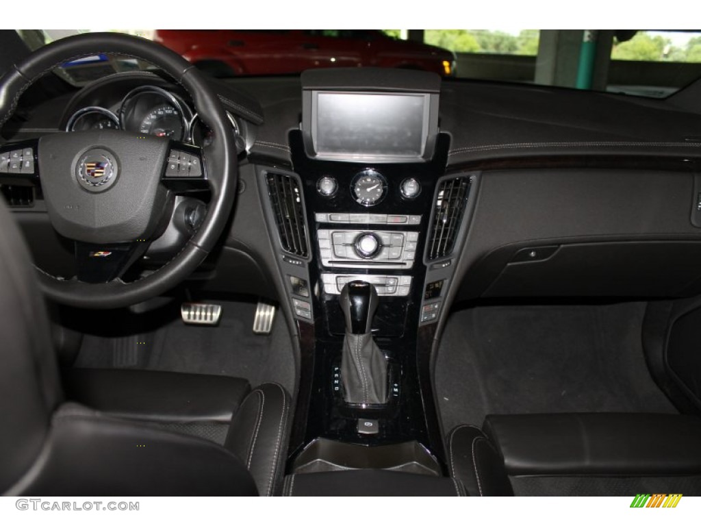 2012 Cadillac CTS -V Coupe Ebony/Ebony Dashboard Photo #84033003