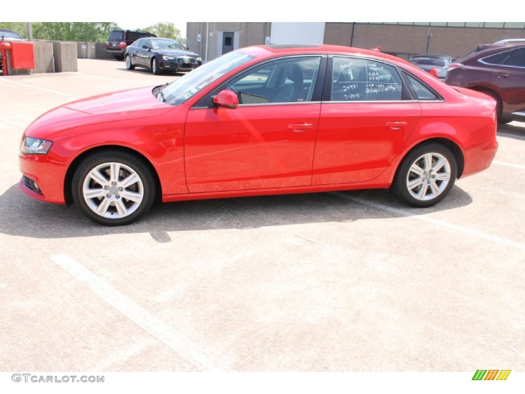 Brilliant Red 2011 Audi A4 2.0T Sedan Exterior Photo #84033225