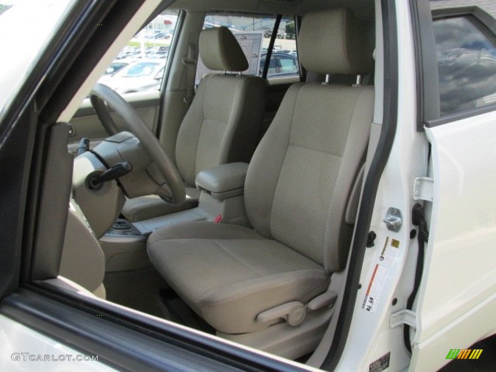 2010 Grand Vitara Premium 4x4 - White Water Pearl / Beige photo #12