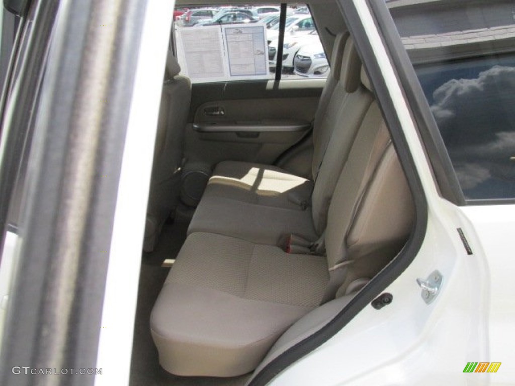2010 Grand Vitara Premium 4x4 - White Water Pearl / Beige photo #19