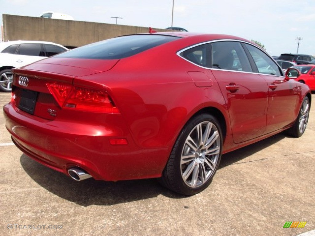 Garnet Red Pearl 2014 Audi A7 3.0T quattro Premium Plus Exterior Photo #84033926