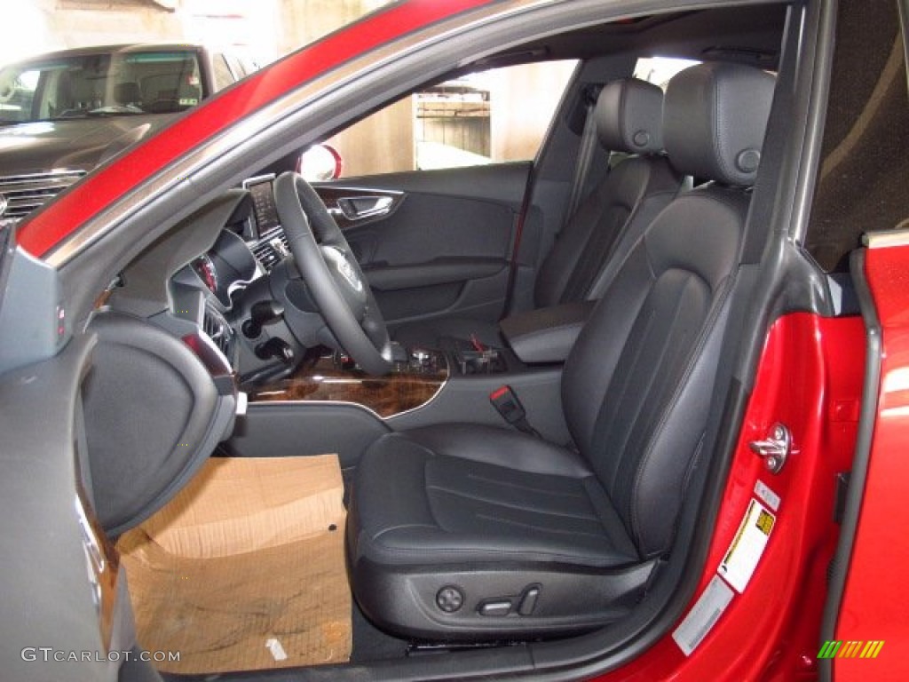 Black Interior 2014 Audi A7 3.0T quattro Premium Plus Photo #84034167