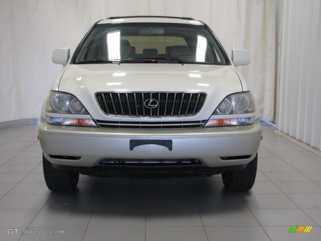 2000 RX 300 AWD - Pearl White / Ivory photo #2