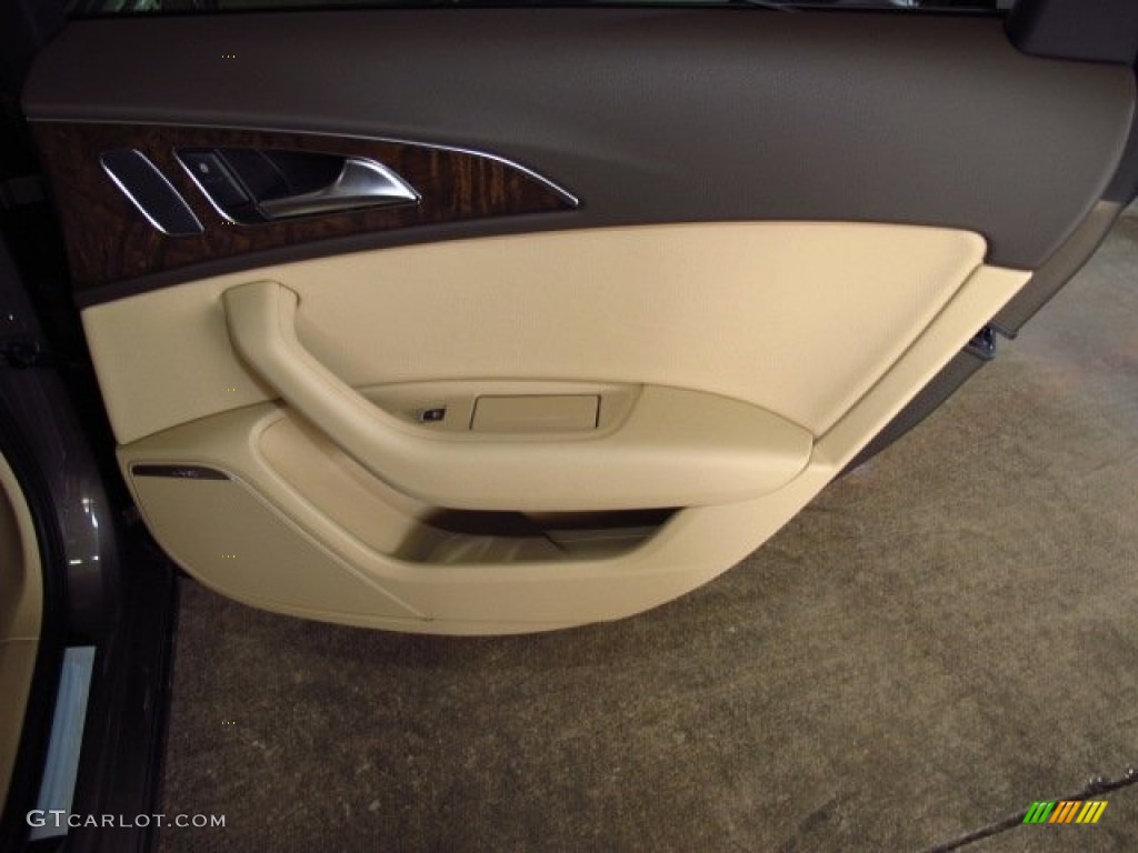 2014 A6 3.0T quattro Sedan - Dakota Gray Metallic / Velvet Beige photo #16