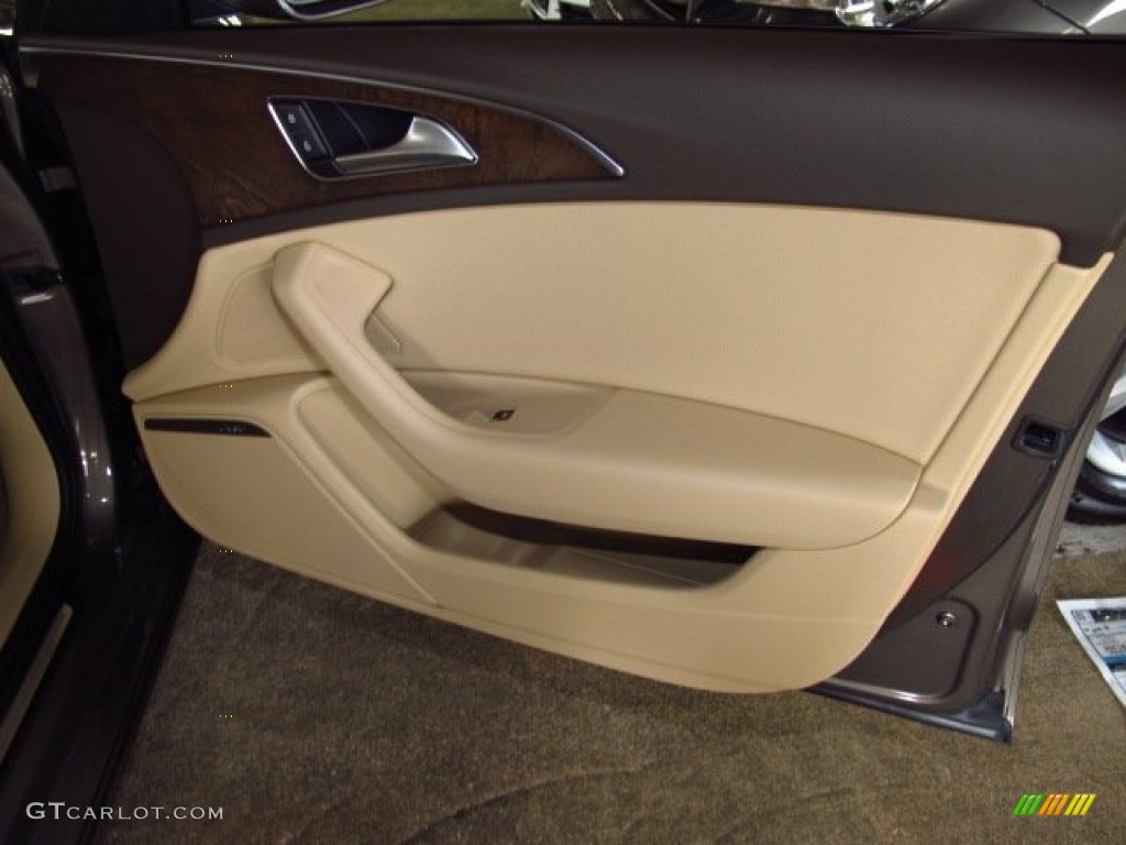 2014 A6 3.0T quattro Sedan - Dakota Gray Metallic / Velvet Beige photo #18