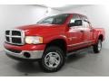 2004 Flame Red Dodge Ram 2500 SLT Quad Cab 4x4  photo #1