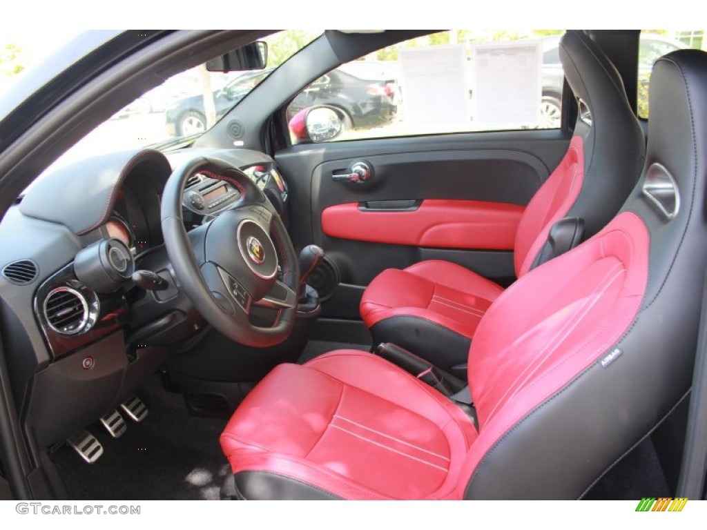 2013 Fiat 500 Abarth Front Seat Photo #84035559