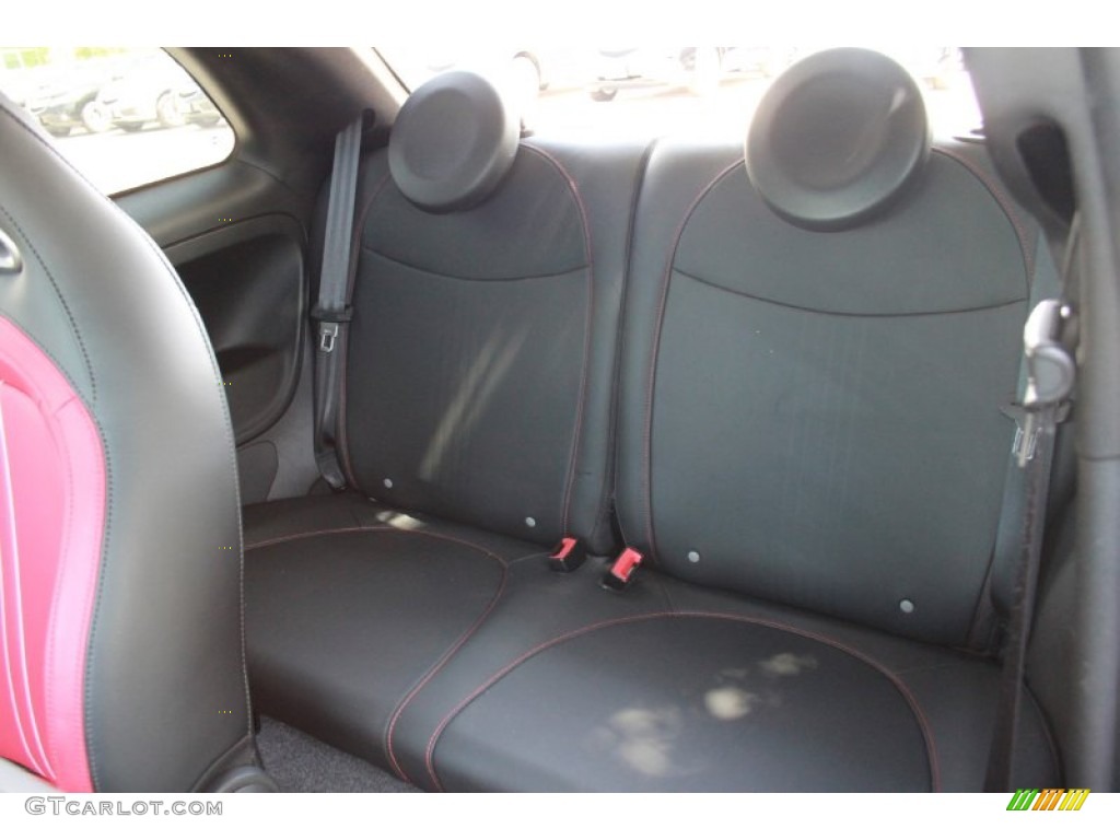 2013 Fiat 500 Abarth Rear Seat Photo #84035580