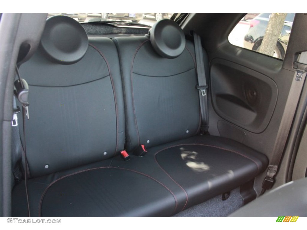 2013 Fiat 500 Abarth Rear Seat Photo #84035594