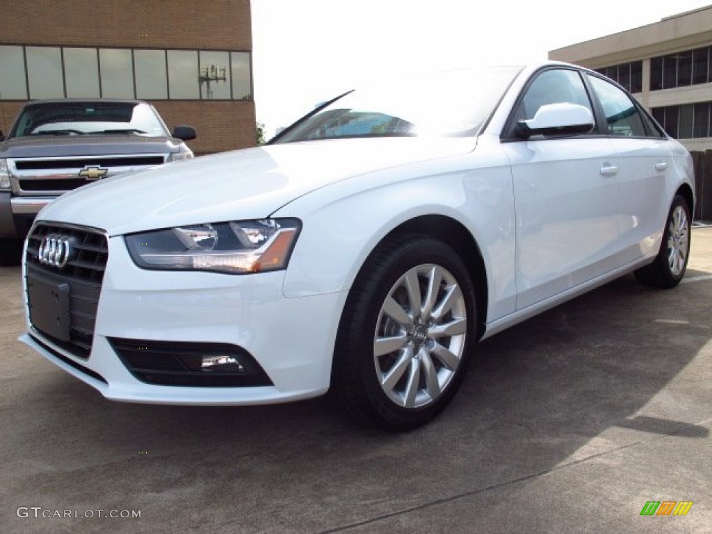 Glacier White Metallic 2014 Audi A4 2.0T quattro Sedan Exterior Photo #84036024